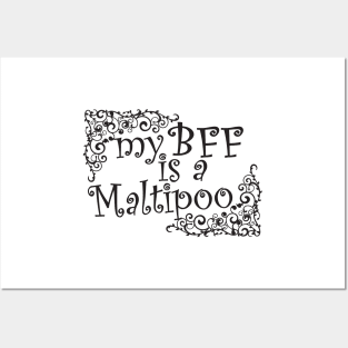 My BFF is a Maltipoo 1 Posters and Art